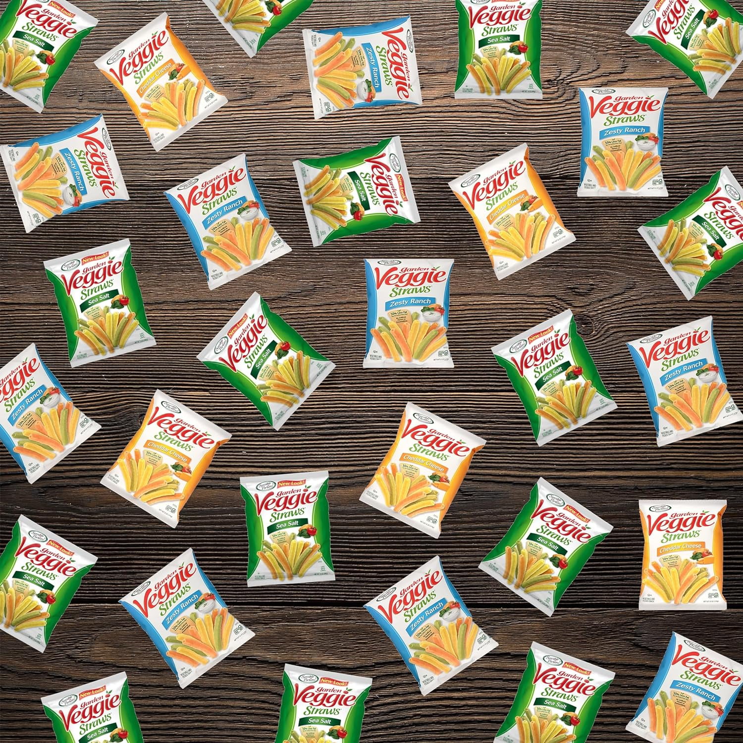 Garden Veggie Straw Variety Pack (30 Count)