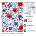 thumbnail image 3 of 2 Pcs Funny Kitchen Towels,Pioneer Flower Microfiber Dish Towels,Kitchen Tea Towels,Kitchen Towel Set (18" X 26"), 3 of 3