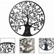 thumbnail image 3 of Metal Wall Decor Tree of Life Metal Wall Decor Metal Wall Decor Home Decor, Wall Hangings 30*30cm Black,Black, 3 of 5