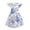 Sky Blue, variant on Gaexia Dresses for Girls ,Summer Girls' Large Sized Round Neck Plain Patterned Full Print Flowing Sleeve Long Dress With Flowing Hem For Toddlers (Sky Blue,5-6 Years)