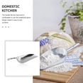 thumbnail image 6 of FUEENIRVA 1Pc Silver Food Shovel Zinc Alloy with Ergonomic Handle for Versatile Kitchen Use, 6 of 6