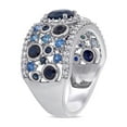 thumbnail image 3 of Everly Women's Sapphire 14k White Gold Ring, 3 of 7