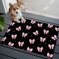 thumbnail image 3 of Valentine's Day Entryway Rug 2'x3'&nbsp; Non Slip Front Door Mats, Pink Bows Shining Stars Modern Black Entrance Rugs Indoor Outdoor Carpet, Washable Floor Mats Small Area Rug for Bedroom Kitchen, 3 of 7