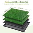 thumbnail image 3 of Almohadillas artificiales para orinar con césped para perros LOOBANI, para orinal, 14 x 18 pulgadas, 3 of 9