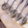 thumbnail image 3 of Yeacher 3/5/7-Wheel 430 Stainless Steel Multi-function Multi-wheel Multi-Round Pizza Cutter Pastry Cake Baking Cutter Five-wheeled Cutter, 3 of 8