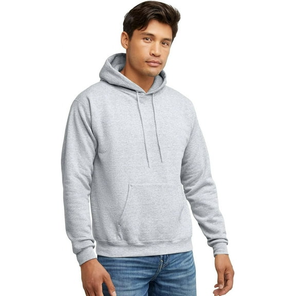 Hanes EcoSmart Hoodie, Midweight Fleece, Pullover Hooded Sweatshirt for Men