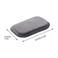 thumbnail image 2 of Plush Thickened Car Armrest Pad - Fuzzy Soft Car Interior Central Armrest Box Height Pad, Comfortable Arm Cushion, Universal Fit Car Armrest Cushion for Driver Passenger Use, 8*12in, Gray, 2 of 4