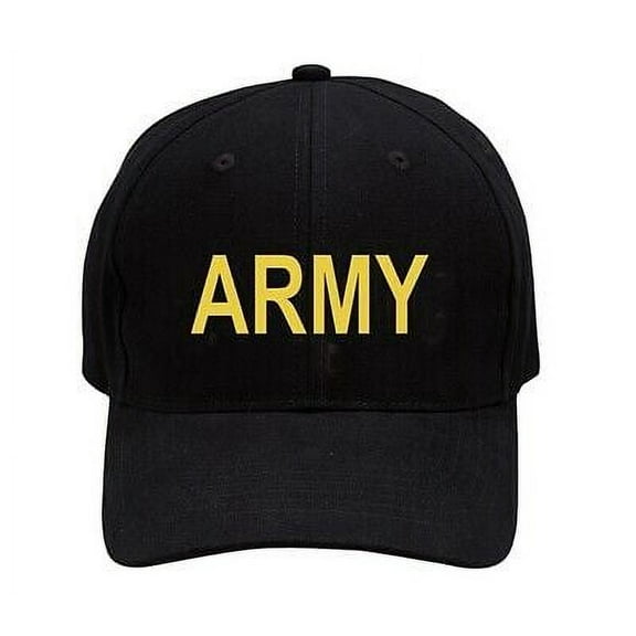 Rothco 10761 Army Supreme Low Profile Cap, Black