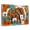 B, variant on XaaKee Tribal Elephant 0045 Metallic Copper Foil Modern Art Prints Inner Framed Canvas Wall Art 18*12Inch