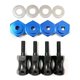 thumbnail image 1 of Vogacara RCGOFFLOW-rueda de aleación de aluminio, montaje hexagonal, pieza de actualización RC, adaptador para 1/10 LOSI Baja Rey 4WD RC, Kits de construcción modelo Azul oscuro, 1 of 6