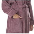 thumbnail image 4 of Women's Organic Cotton Hooded Full Length Turkish Bathrobe, 4 of 4