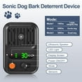 thumbnail image 2 of Anti Barking Device for Dogs, Rechargeable Ultrasonic Dog Control Devices Up to 50 Ft Range with 3 Modes,Silencer Sonic Barking Deterrent Indoor/Outdoor Safe for Dog & People (Balck) 3, 2 of 7