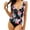 Pink-12, variant on Bathing Suits Tankini Tops for Drawstring Side Bathing Suit Tankini with Scoop Neck 50 + High Waisted