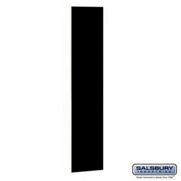 SalsburyIndustries 33367BLK Designer Wood Locker Vertical Front Filler, 15 In Wide - Black