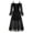 Black, variant on cocolona Halloween Dresses for Women Off Shoulder Mesh Patchwork Corset Dress Long Sleeve Pleated High Waist Dress