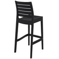 thumbnail image 3 of Compamia Ares Tabouret de Bar d'Extérieur - Ensemble de 1, Noir, 3 of 9