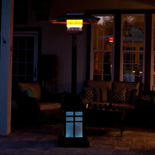 Fire Sense Square Illuminated Propane Patio Heater by Fire Sense