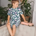 thumbnail image 4 of Balery Cute Rabbit Easter Conjunto de Pijama Infantil de Manga Corta con Estampado – Ropa de Dormir de Algodón Suave-Medium, 4 of 6