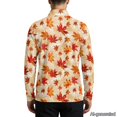 thumbnail image 3 of Aplkyhs Fall Maple Leaves Golf Shirts for Men Long Sleeve Golf Cloth Soft and Comfortable Lightweight Fit Plain Machine Washable for Daily Wear, 3 of 7