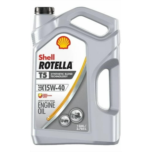Aceite Shell Rotella Semi-sintetico 15w-40 T5 3.78 Litros