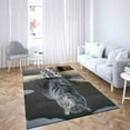 thumbnail image 4 of Luxury Rugs, Animal Rugs, Tiger Reflection Cat Rug, Motivation Rug, Custom Rugs, Animal Rug, Thick Rugs, Car Mat Rugs, Thin Rugs, 2.6'x6.5' - 80x200 cm, 4 of 8