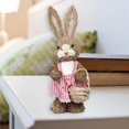 thumbnail image 3 of Animal conejito de Pascua simulación conejo conejito adornos decoración del hogar regalo Hugtrwg Para estrenar, 3 of 9