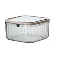 thumbnail image 2 of Ganfancp Papelera Doméstica Papelera de Plástico Transparente de Calidad Cocina con Tapa Tapa de Muelle Papelera de Mesa Estéticamente Agradable Ofertas Del Día 1* Papelera de Sobremesa, 2 of 6