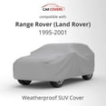 thumbnail image 2 of Weatherproof SUV Car Cover Compatible with Range Rover Land Rover 1995-2001 - 5L Outdoor & Indoor - Protect from Rain, Snow, Hail, Sun - Theft Cable Lock, Bag & Wind Straps, 2 of 8