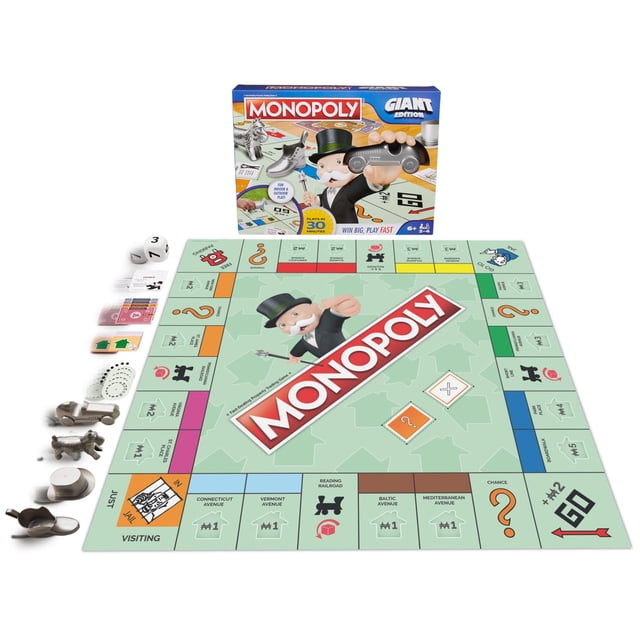 Juego de mesa Spin Master Games Monopoly Giant Edition durante más de 6 años