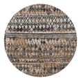 thumbnail image 3 of Unique Loom Leipzig Collection Area Rug - Dresden (5' 3" Round Beige/Gray), 3 of 7