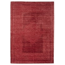 Safavieh  Handmade Mirage Maysam Modern Abstract Viscose Rug Red 6' x 9' 6' x 9'