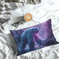 thumbnail image 5 of Yiaed Mystical White gorilla Jungle Print Brushed Microfiber Envelope Pillowcases, Standard,Envelope Closure Pillow Cases(No pillow core)-16"x24", 5 of 6