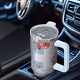 thumbnail image 6 of OBREWU Pioneer Flower Tumbler with Handle and Lid,40oz Pioneer Flower Double Wall Vacuum Insulated Tumbler,Pioneer Flower Cups Gift for Women and Men, 6 of 7