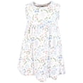 thumbnail image 4 of Hudson Baby Infant and Toddler Girls Cotton Dress and Cardigan Set, Pastel Wildflower, 0-3 Months, 4 of 5