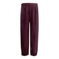 thumbnail image 5 of EDFBUYKRS Female Women Pants Casual Women's Pants Petite Length Women's Casual Pants Slim Fit Ankle Comfortable Stretchy Trousers for Daily Wear Spring Summer Fashion Pure Color Xxl, 5 of 5