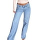 thumbnail image 2 of Pantalones Vaqueros de Pierna para Mujer, Tiro Bajo, Holgados, de Pierna Recta, Estilo Boyfriend, Vaqueros Casuales Sueltos, Estilo Chica Y2K Azul S, 2 of 9