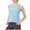 Light Blue, variant on ZQUUVOU Tank Top For Women Summer Round Neck Sleeveless Solid Color Camisoles Tops (Black,S)
