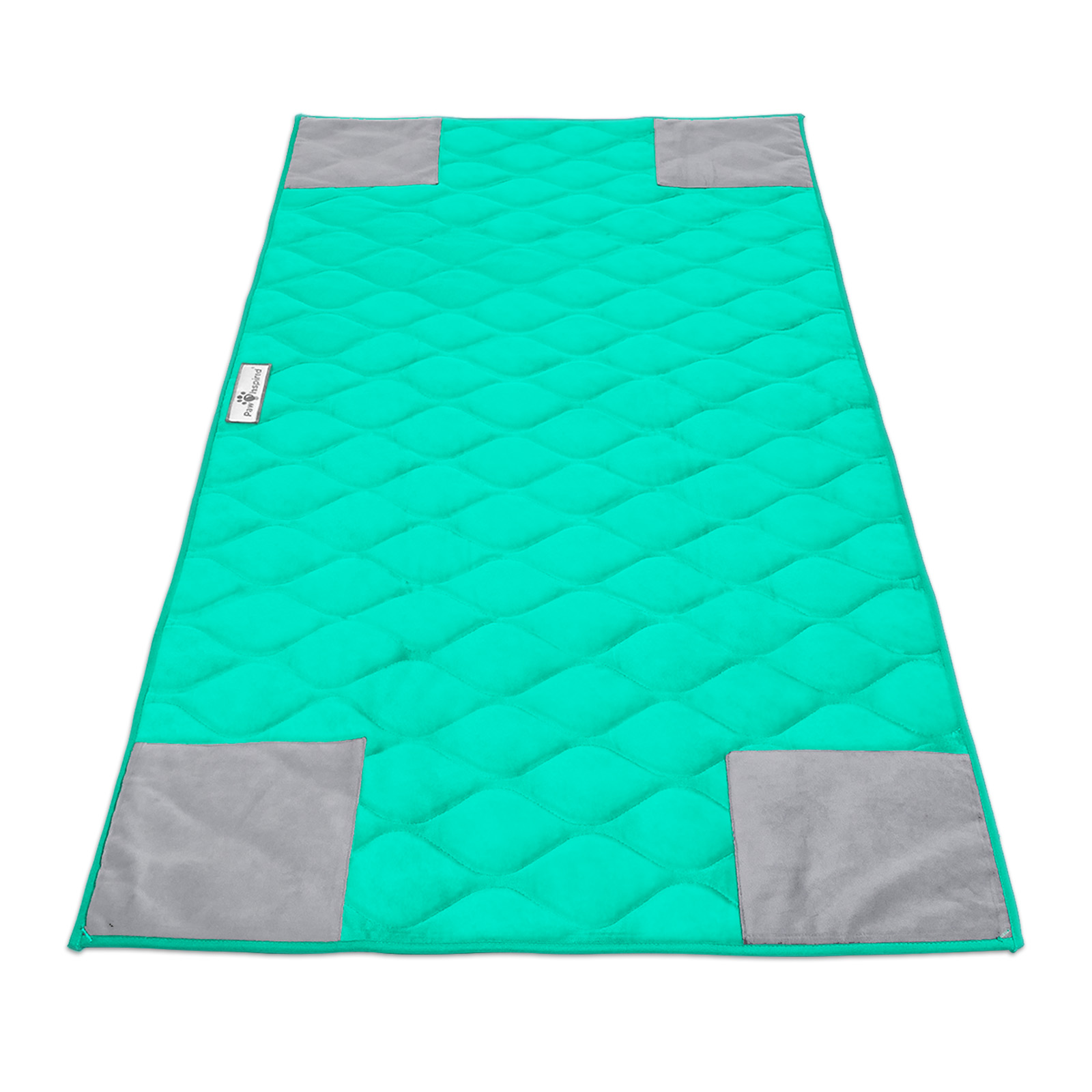 Paw Inspired PopCorner Guinea Pig Fleece Cage Liners for Midwest and C&C | Fleece Bedding for Guinea Pigs, Ferrets, Rabbits, Hamsters, Small Animals | Reinforced Corners Pee Pads (C&C 2x4, Green)