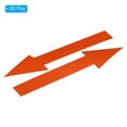 thumbnail image 3 of Uxcell 8"x2" Arrow Sticker Adhesive Large Arrow Sign Orange 30 Pack, 3 of 6