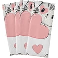 thumbnail image 2 of SKYSONIC Valentine's Day Love Heart Kitchen Towel Set of 4, Super Soft Absorbent Hand Towel Tea Towel Home Restaurant Tableware Cleaning Rag for Kitchen, Hotel, Beach, Bathroom, Gym, etc., 2 of 7