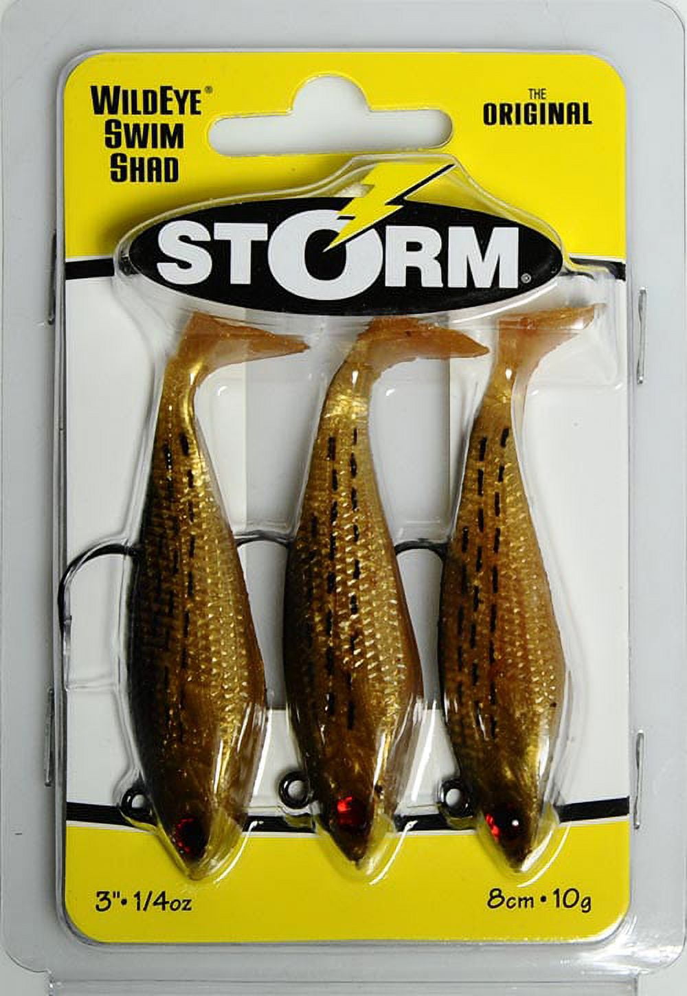 Storm Wild Eye Swim shad 4in : 25g : 3 Pieces a pack