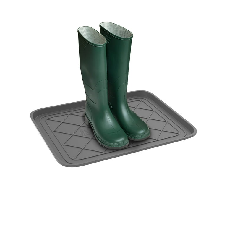 Stalwart All Weather Boot Tray Small Water-Resistant Plastic
