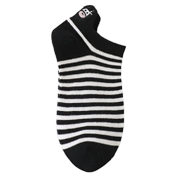 Circulation Compression Socks for Women Men Socks Short Bootie Fuzzy Breathable Cute Ankle Cotton Cow Pattern Fashion Japanese Heel Embroidery Machine Cat Socks Breathable Casual Socks