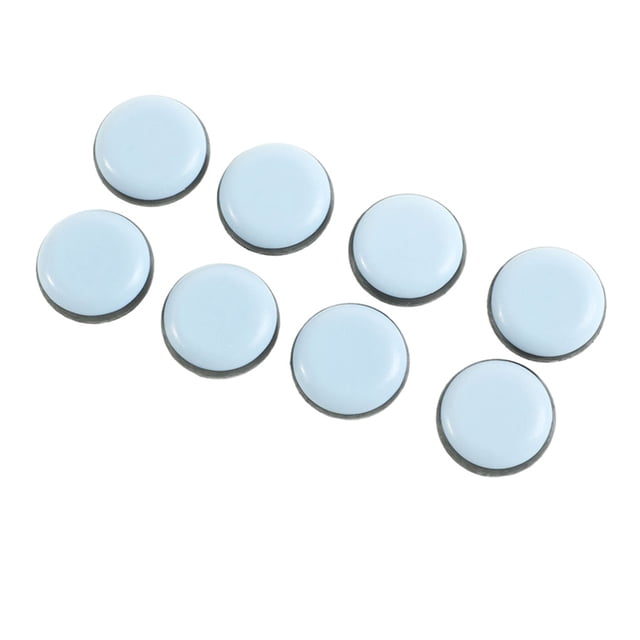 Cateissary Protector de suelo azul 8x para un movimiento de muebles fácil y silencioso con una fuerte resistencia a la compresión Decoración del hogar circular 20mm