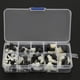 thumbnail image 1 of Juego de tornillos de plástico Jadeshay 300 piezas Nylon Blanco Negro, 1 of 8