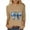 #005-Khaki, variant on Craaazy Hanukkah Shirts for Women Athletic Casual Menorah Printed Round Neck 3/4 Sleeve T-shirts Gifts