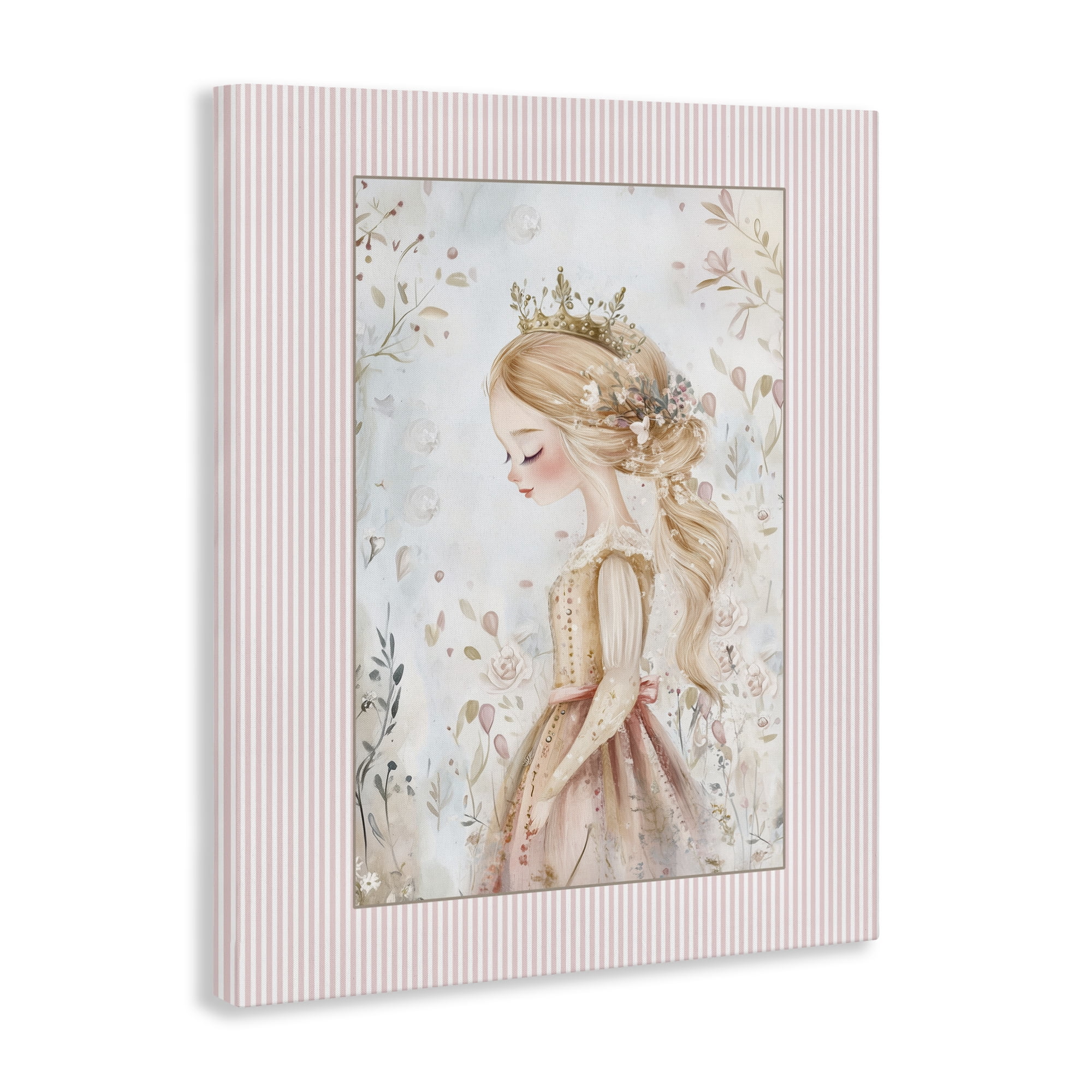 Stupell Industries Enchanted Dreams Princess Canvas Wall Art, design by Christine Simpson Art