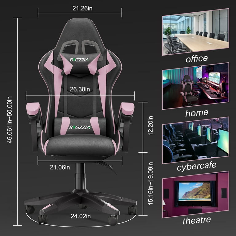 Black and online pink chair