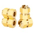 thumbnail image 6 of RCLIONS 7MM Brass Wheel Hex Hub Extender Adapters for TRX4M Bronco Defender K10 F-150 1/18 RC Crawler Car Model Parts, 6 of 14