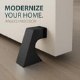 thumbnail image 5 of Mega Handles Curved Floor Door Stopper | Floor Mounted Door Knob Wall Protector | 2.5 inch, 5 of 7